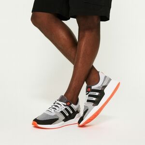 Adidas Gray and Red Sneakers